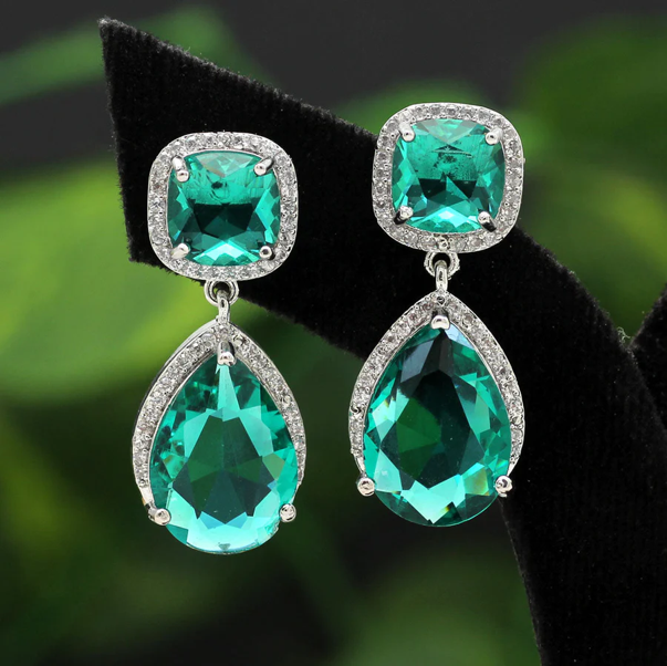 Starlit Emerald Earrings