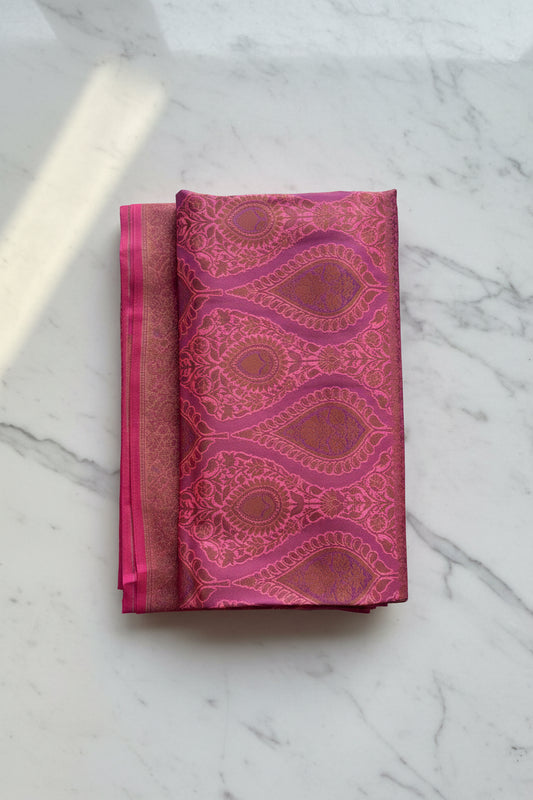 Rose Dual Tone Handloom Saree