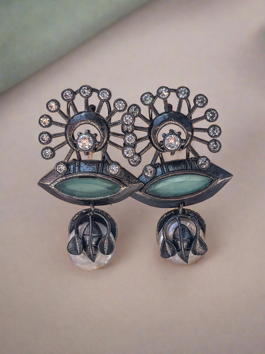 Mint Elegance Studs