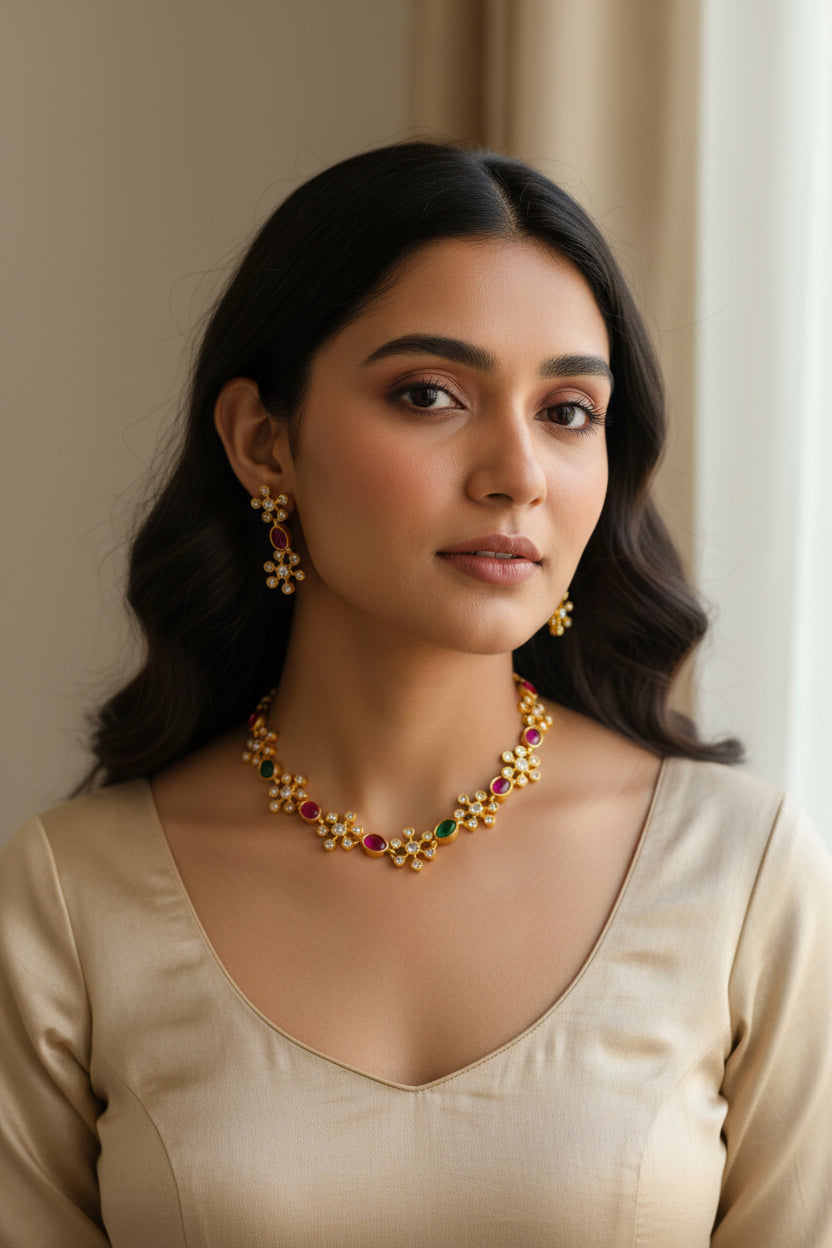 Multicolor Floral Set