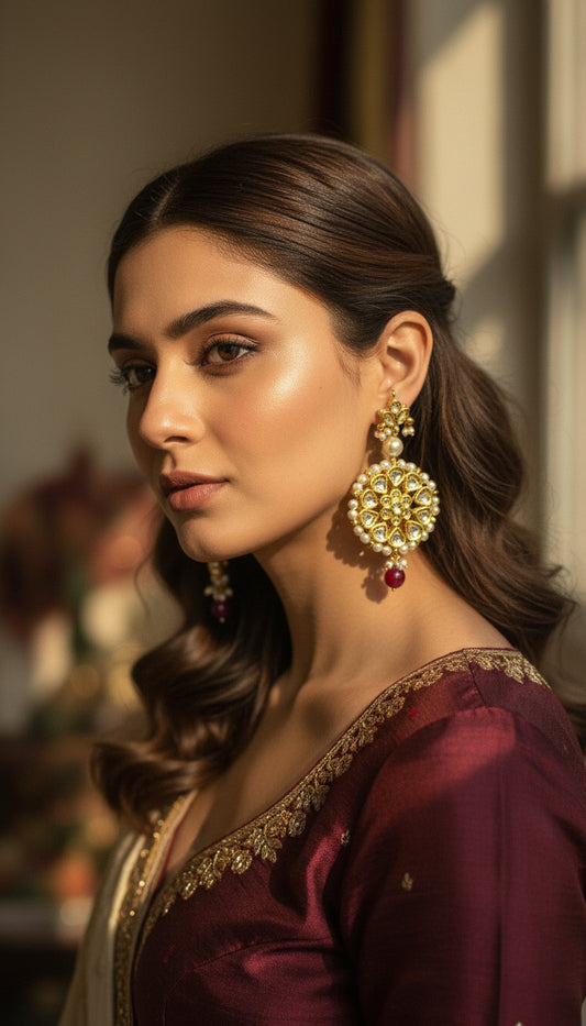 Red Drop Earrings
