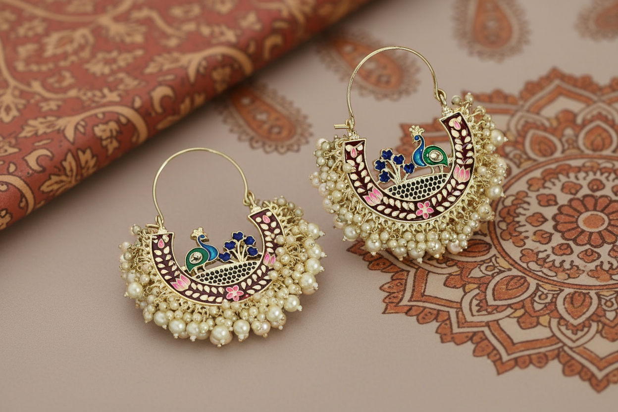 Peacock Beauty Earrings