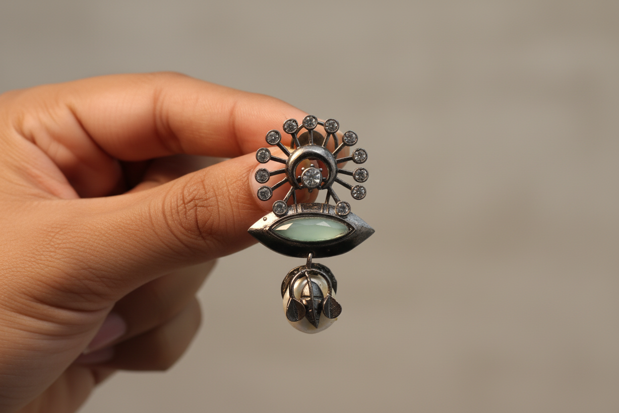 Mint Elegance Studs