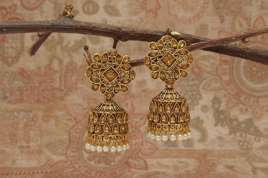 Golden Sunset Jhumkas