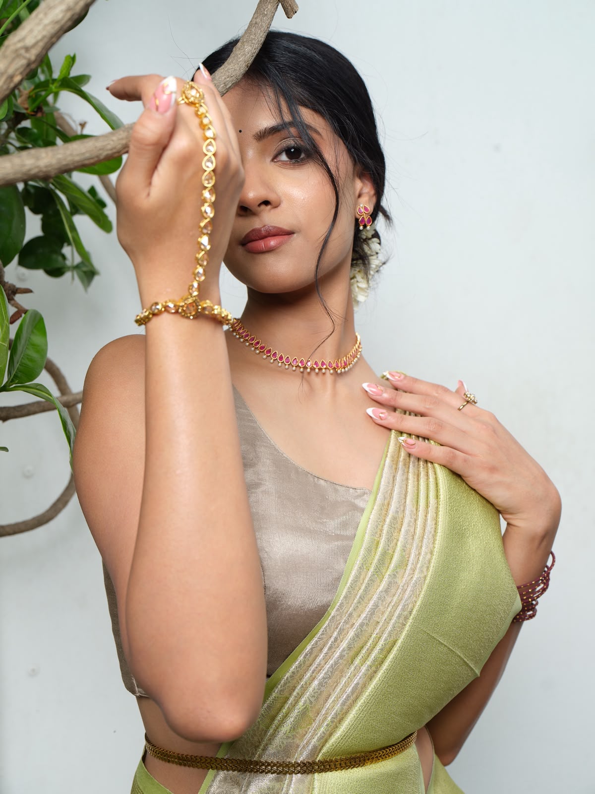 Soft Pista Green Handwoven Silk Saree