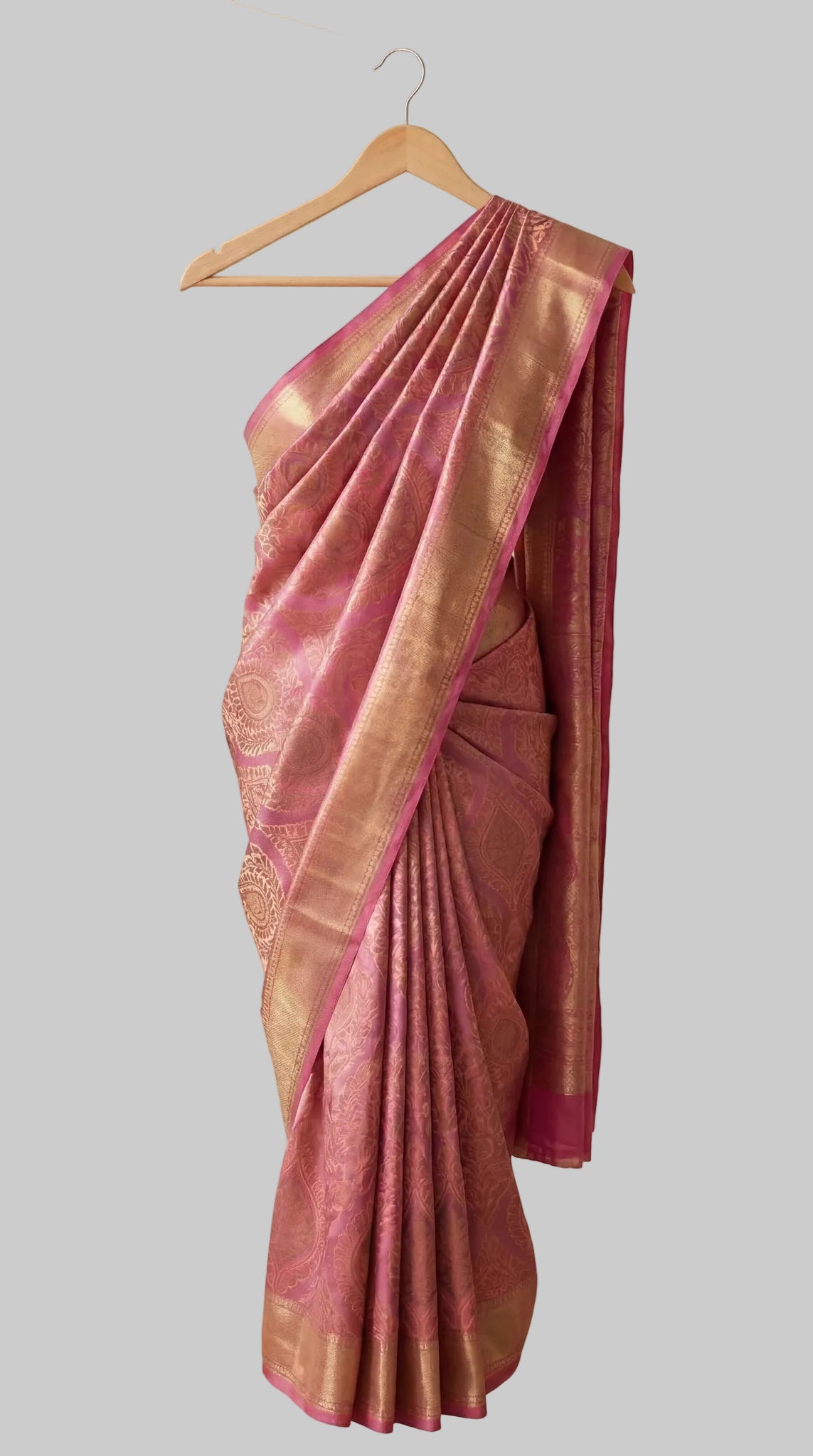 Rose Dual Tone Handloom Saree